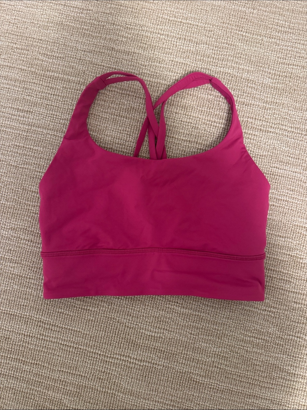 lululemon athletica Women's Fuchsia Strappy Sports Bra